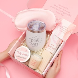 image:imageGifts for Women Bath and Body Womens Gift Sets with 5 Pcs Ocean Scented Spa Gifts for Women Bath Gift with Scented Candle Body Butter Hand Cream Bath Bomb Mothers Day GiftsWater Rose